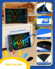 Bravokids colorful doodle board for kids, perfect for travel.