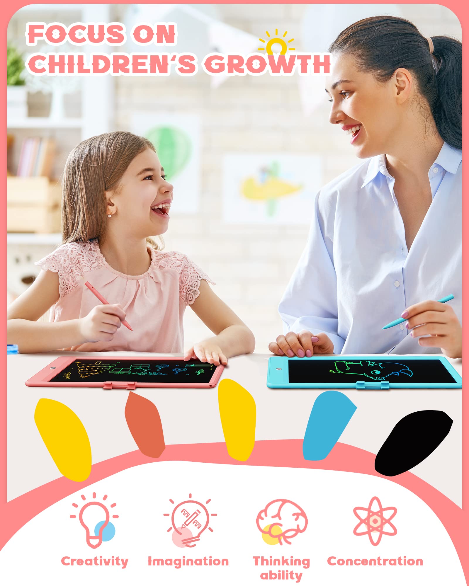 Bravokids durable plastic body with rounded corners withstands gentle play.
