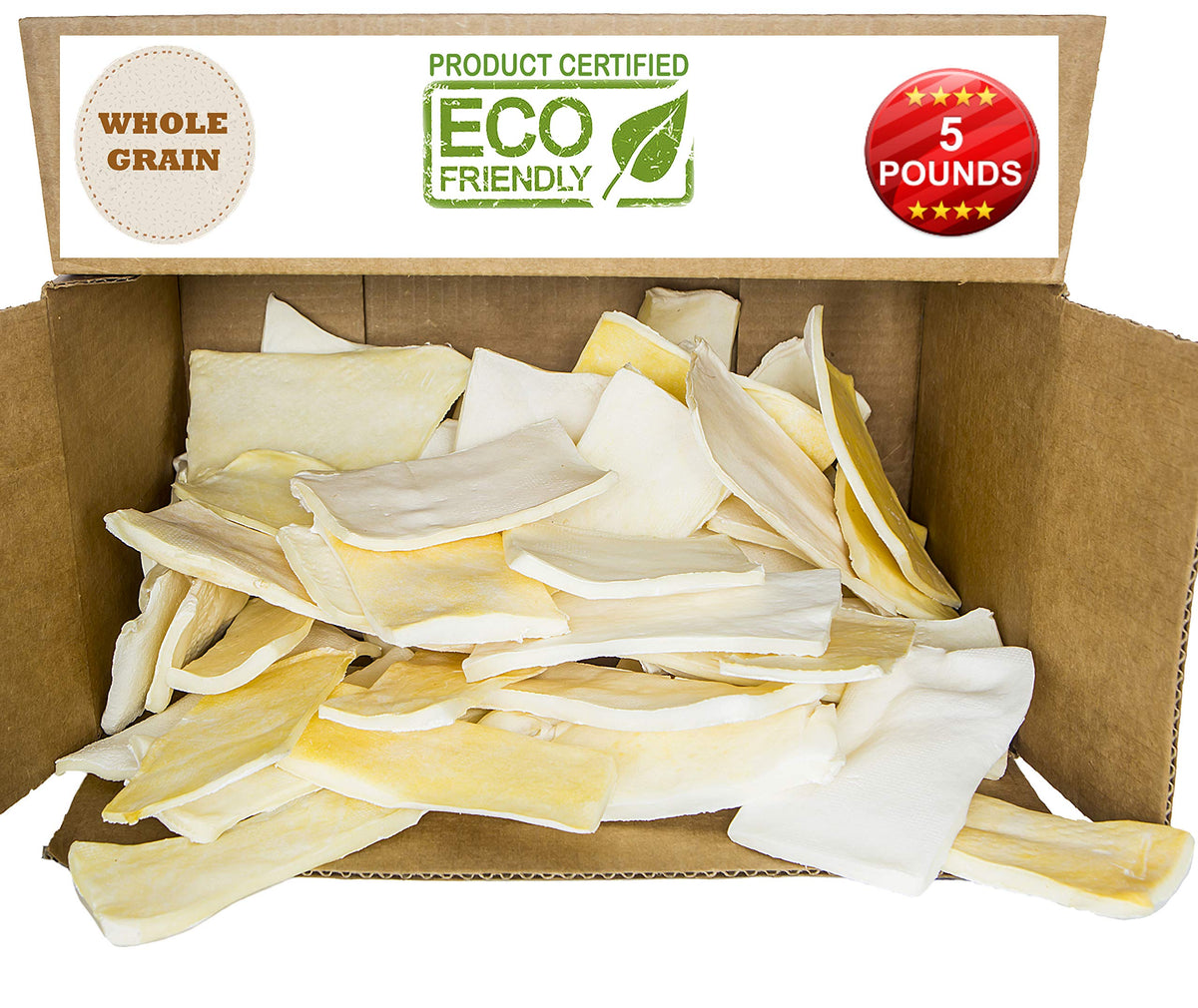 Brazilian Pet Premium Thick Cut Chips rawhide chew designed for heavy chewers