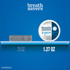 Desk drawer or car cup holder with Breath Savers for portable freshness.