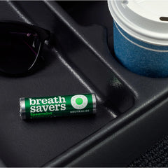 Mints tucked in a desk drawer for ready fresh breath.