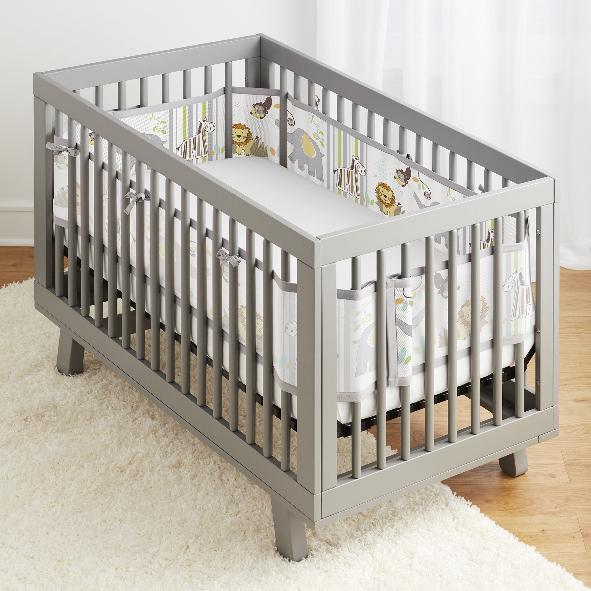 Close-up of 3mm mesh from BreathableBaby highlighting airflow.