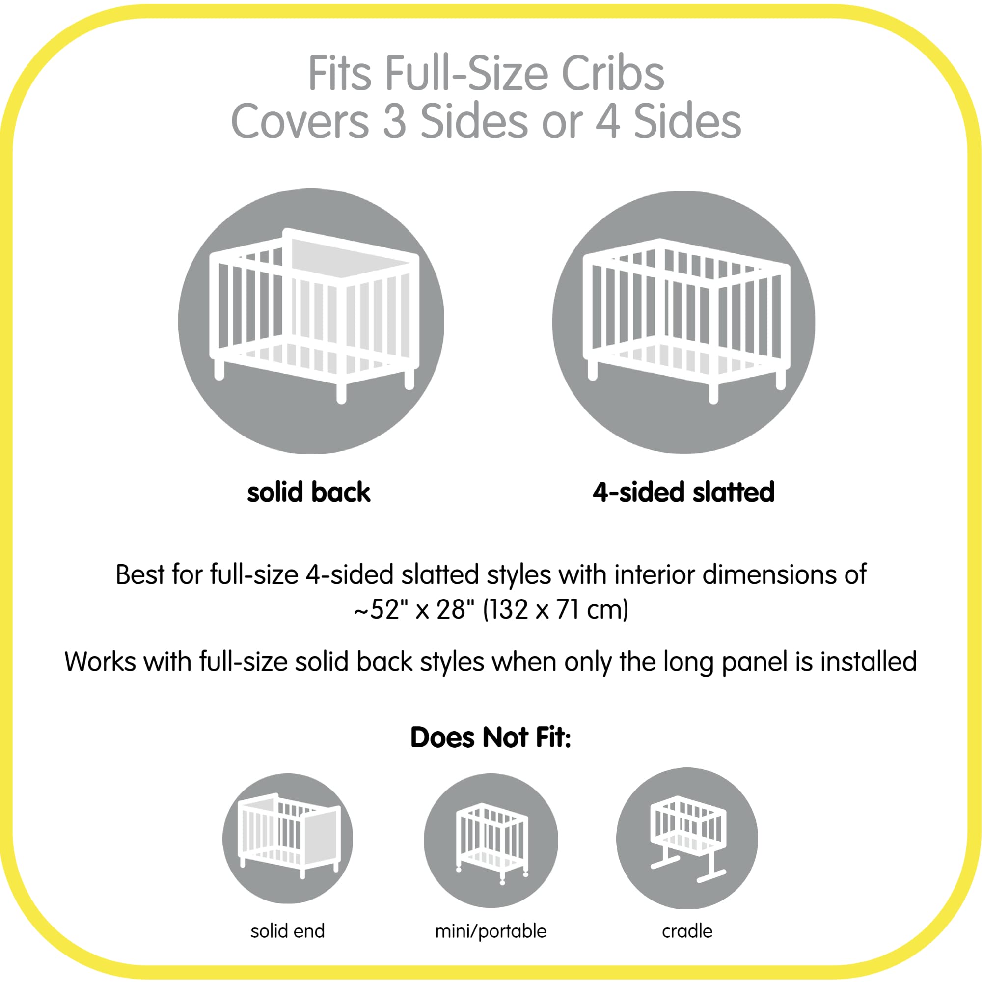 Hook-and-loop fasteners shown for easy BreathableBaby installation.