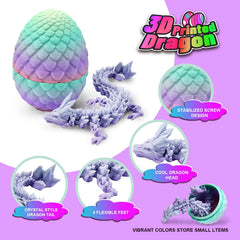 breibowski rainbow-gradient dragon features vibrant transitions for eye-catching display.