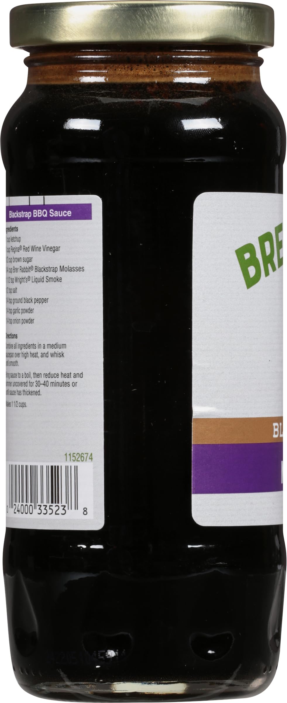 Brer Rabbit molasses in a bowl emphasizing deep color and smooth consistency