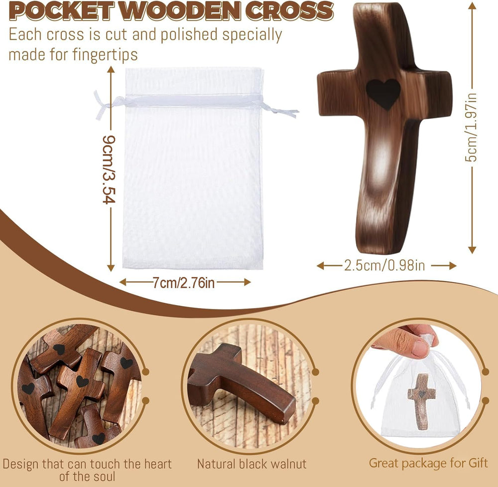 Brevynx compact palm-size cross ideal for daily prayer