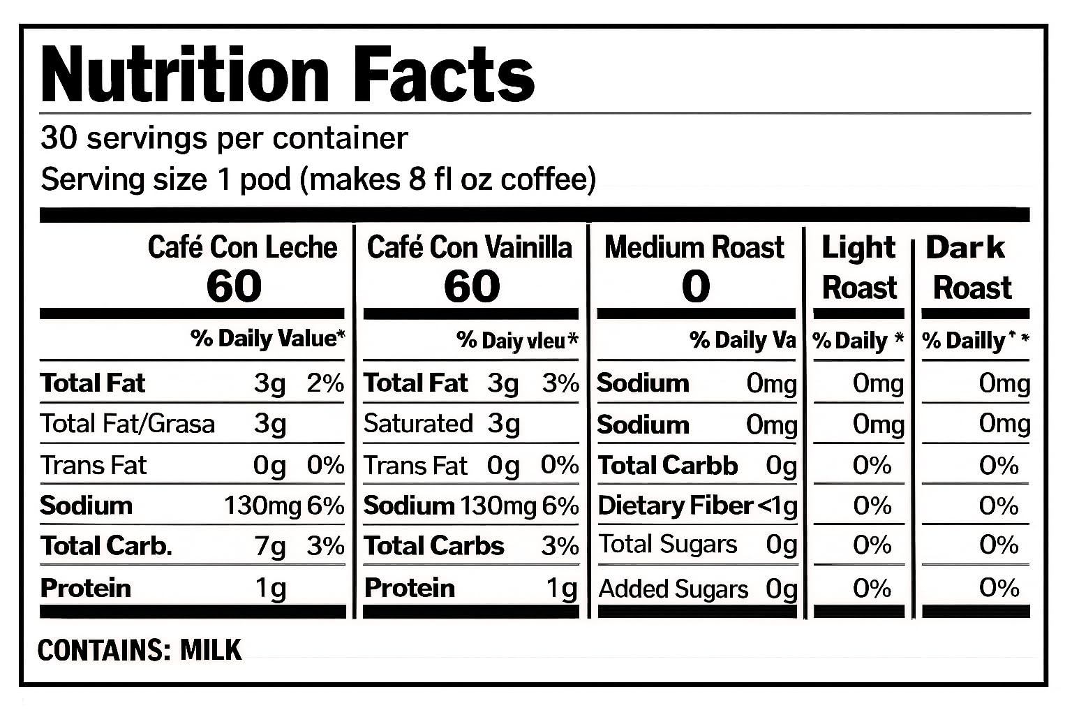 BREWANA K-Cups Dark pod offers robust flavor for black coffee or with milk