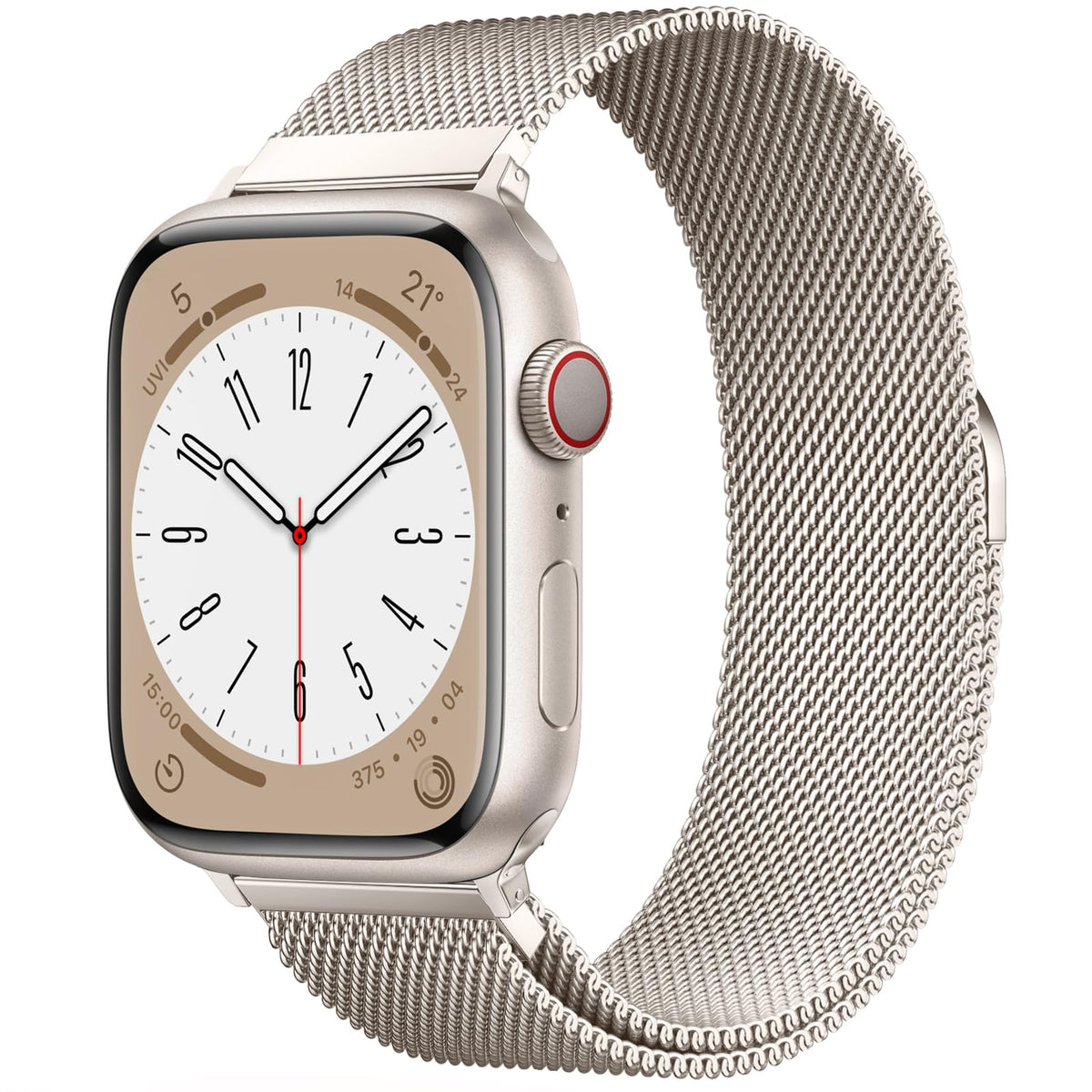 BRG Original Milanese Loop close-up shows polished stainless steel mesh for a refined look