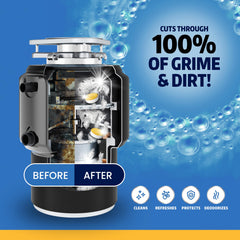 Bright Choice lemon scent freshens kitchen sink after use.