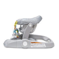 Bright Starts Learn-to-Sit seat cushioned seat provides gentle, comfortable support.