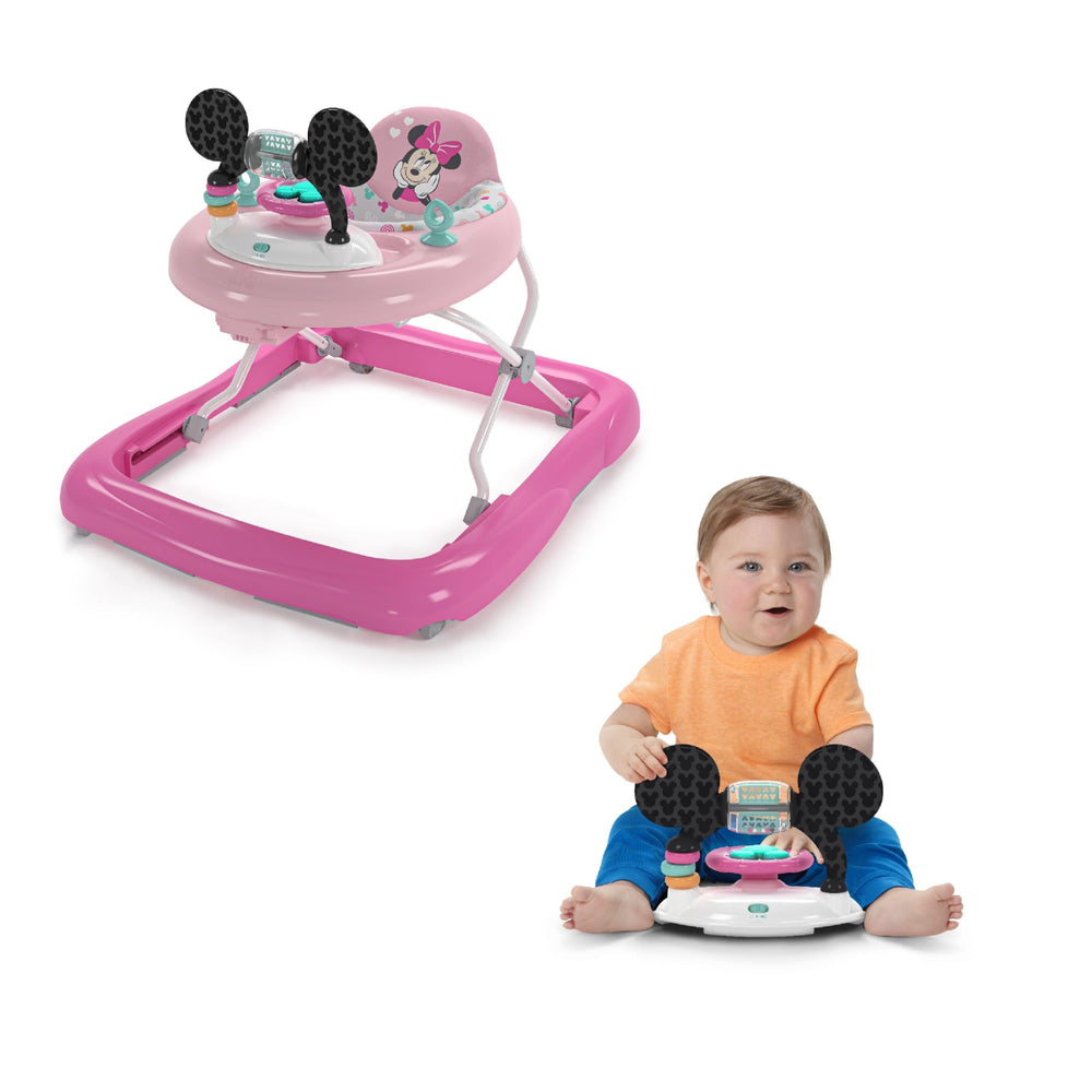 Bright Starts Minnie Forever Besties walker designed for babies 6 months and up