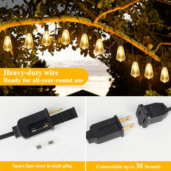 Brightever 120V brightness supports wide-area illumination for large outdoor spaces.