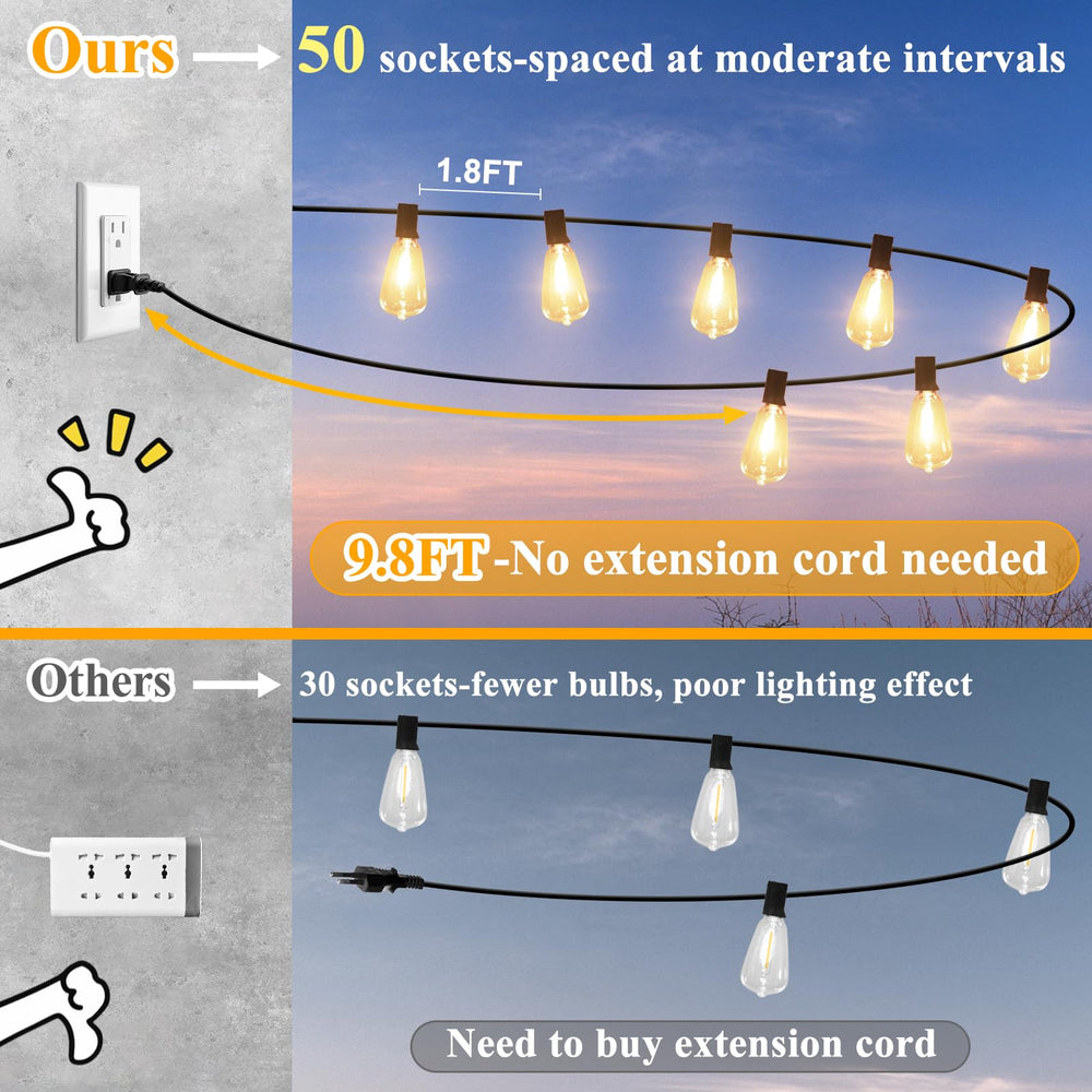Brightever weatherproof outdoor lights; year-round use in any weather