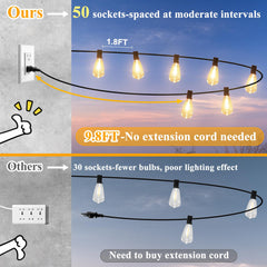 Brightever weatherproof outdoor lights; year-round use in any weather