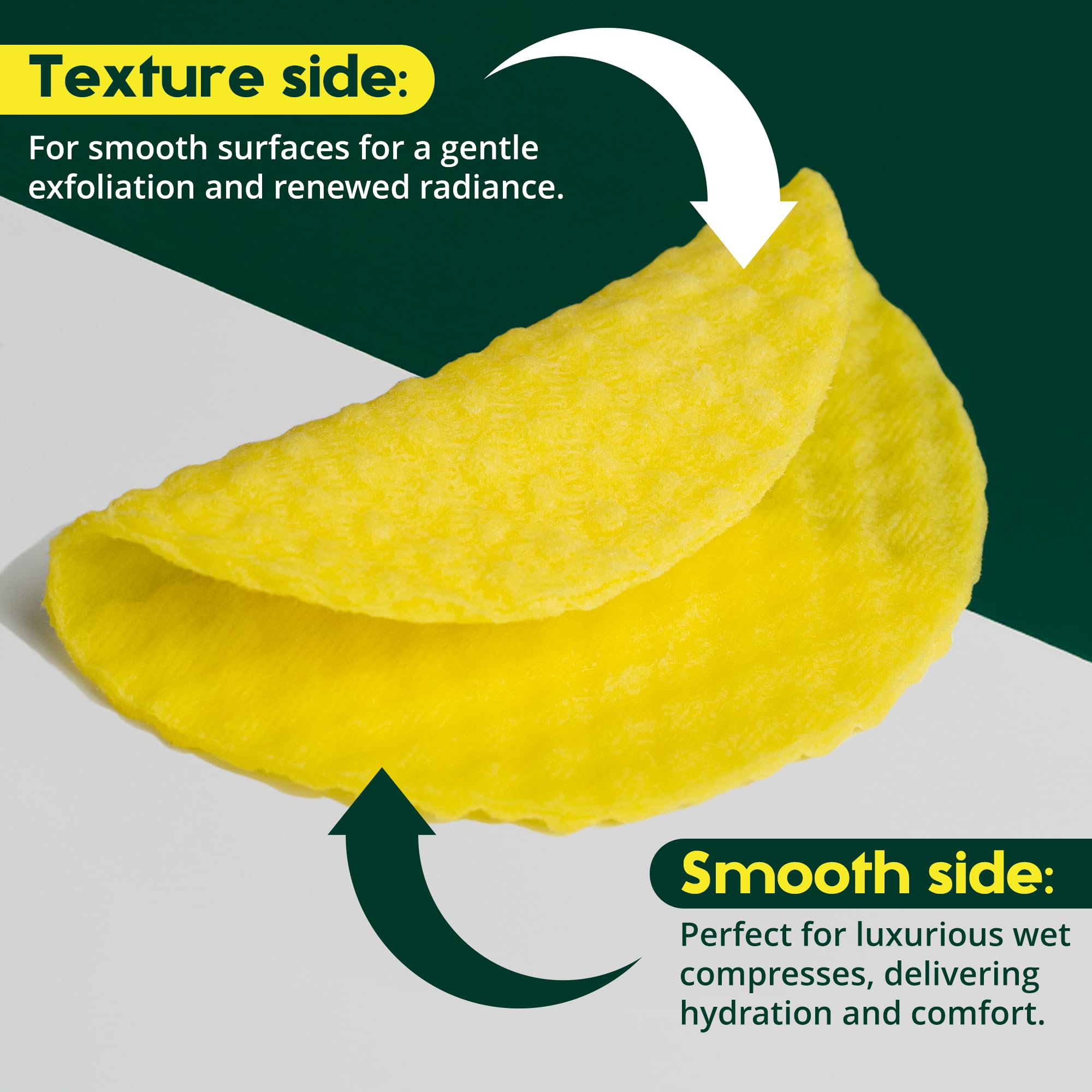 BRIGHTJUNGLE Kojic Turmeric Pads for body use on larger areas