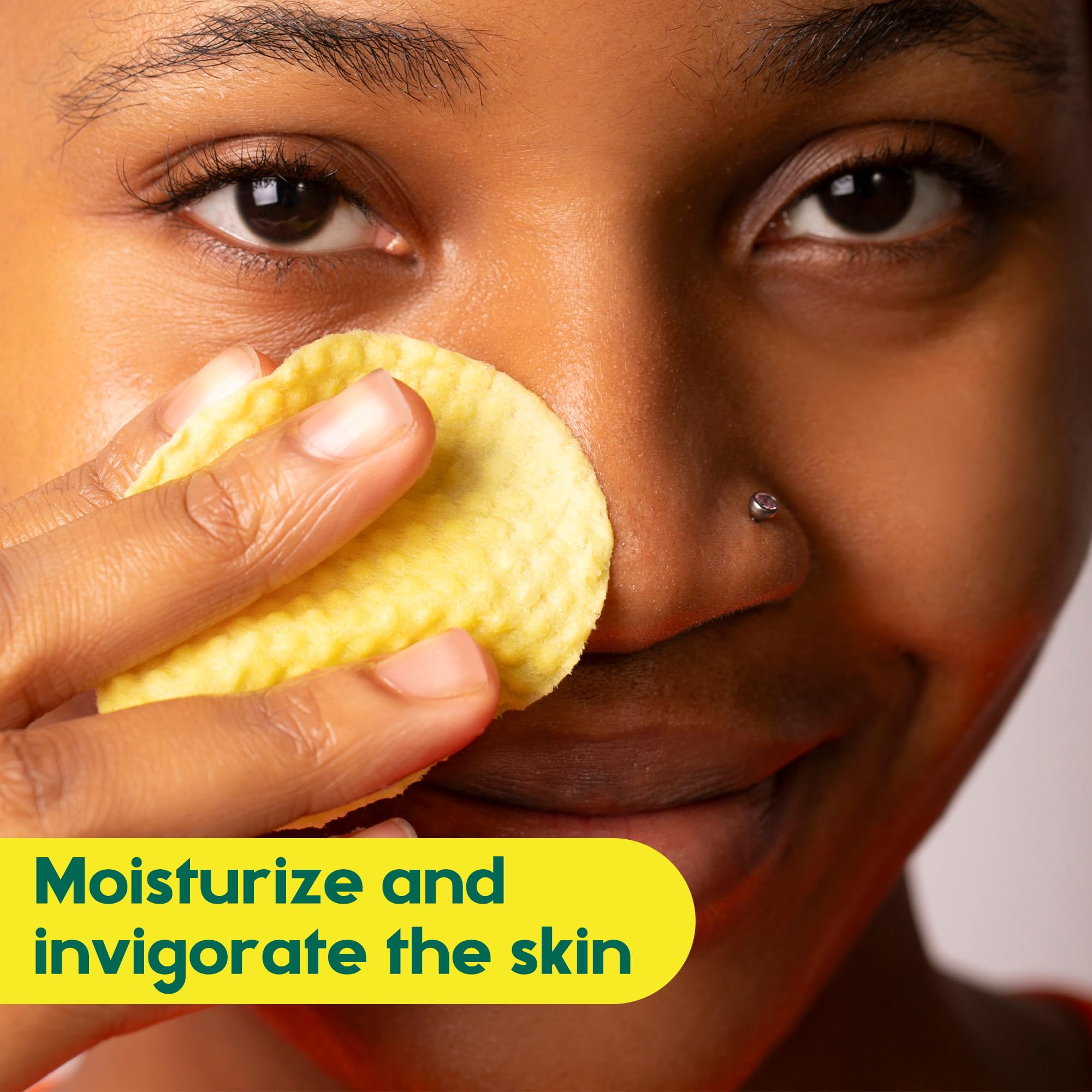 BRIGHTJUNGLE Kojic Turmeric Pads with ginger oil detail for skin hydration