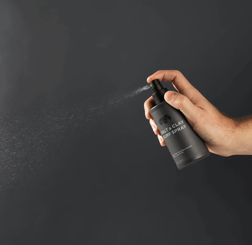 BRIGHTSIDE Salt and Clay Surf Spray after-styling result showing volume and grip