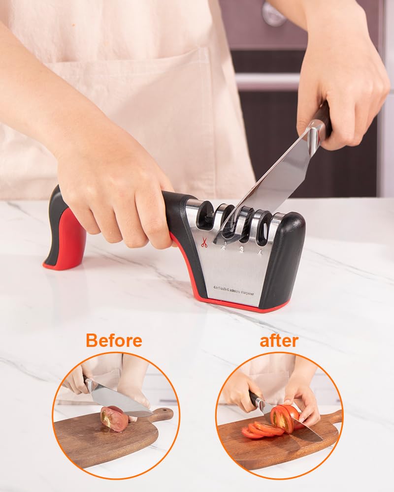 Brigii medium stage image shows balanced honing for everyday kitchen knives.