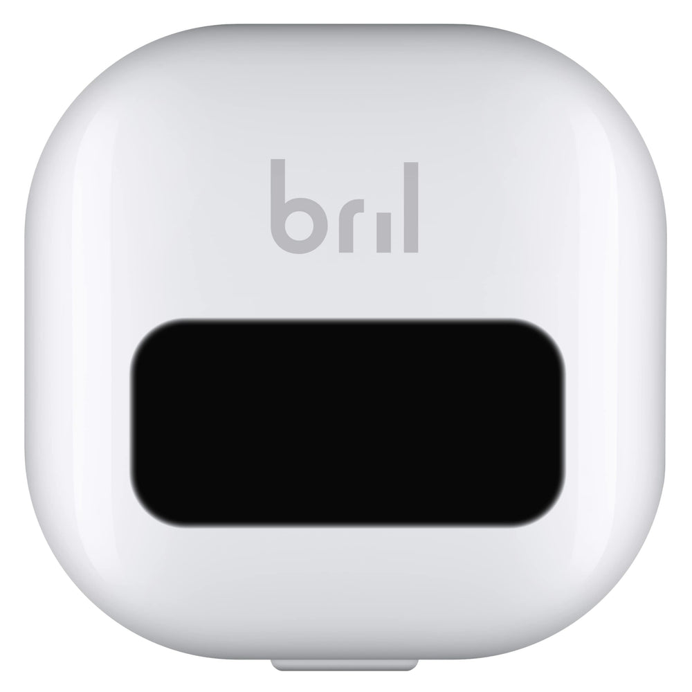 Bril mirror-mountable-storage setup shows simple installation in bathrooms.