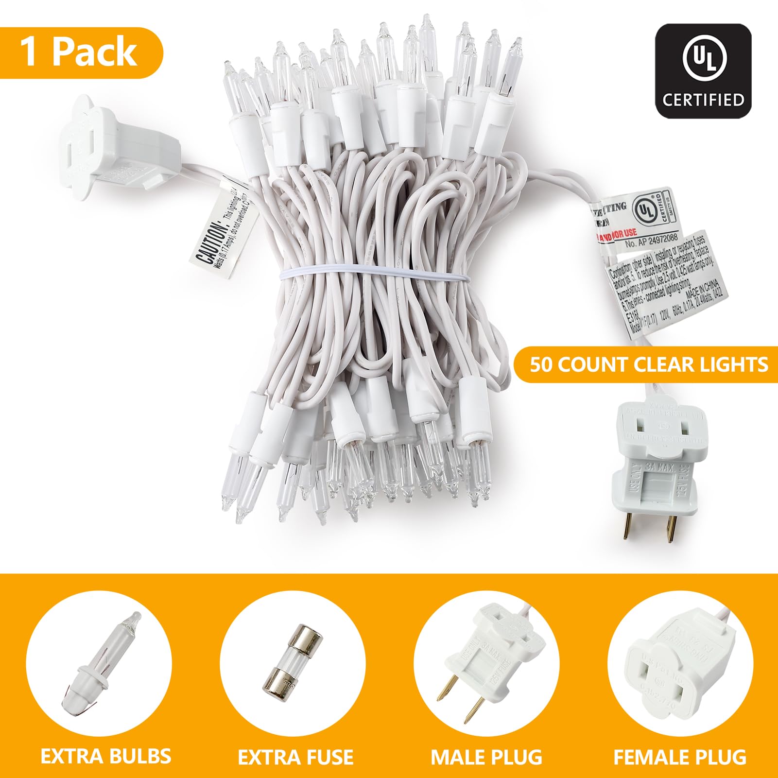 Brillarlights connectable up to 10 sets for larger installations