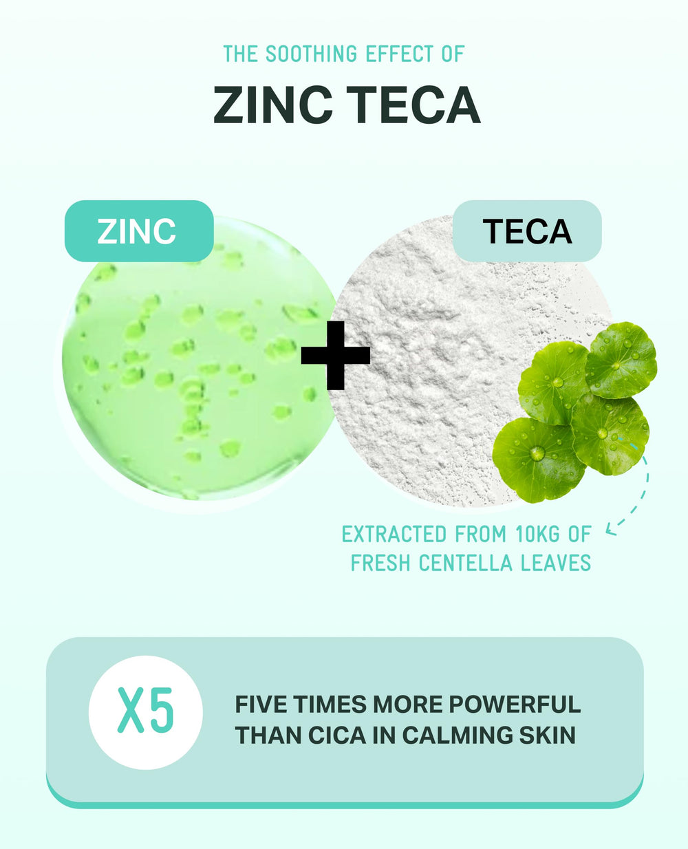 BRING GREEN Serum swirl on skin shows hydration and soothing texture