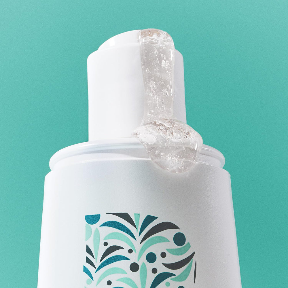 Vegan and cruelty-free badge on Briogeo Destined for Density packaging