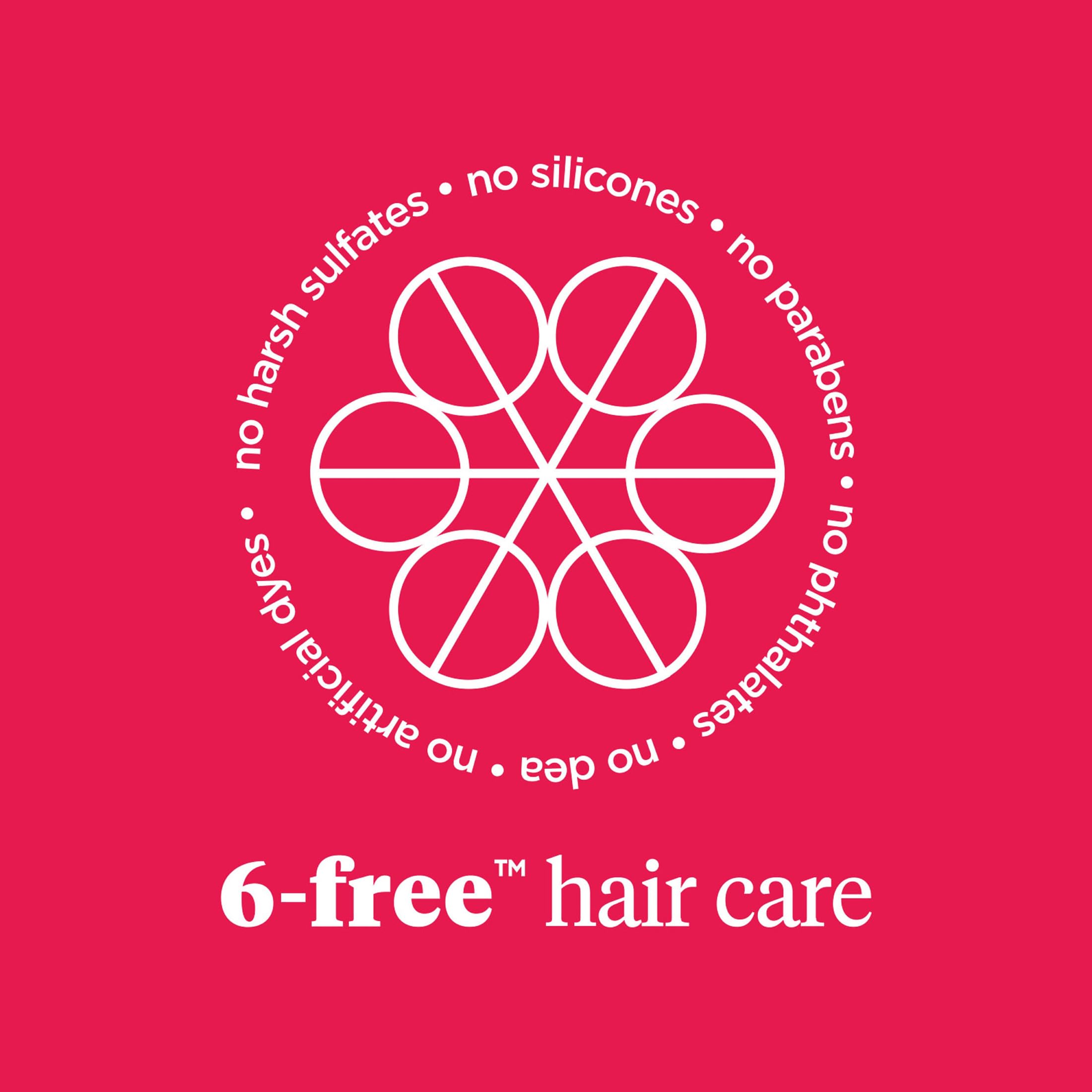 Before-after visuals show hair that feels softer and more manageable.