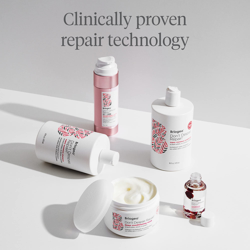 Briogeo Don't Despair, Repair! rich lather indicating moisturizing cleanse.