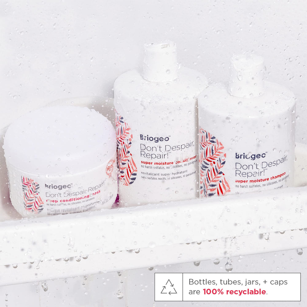 Briogeo Don't Despair, Repair! color-safe label confirms compatibility with treated hair
