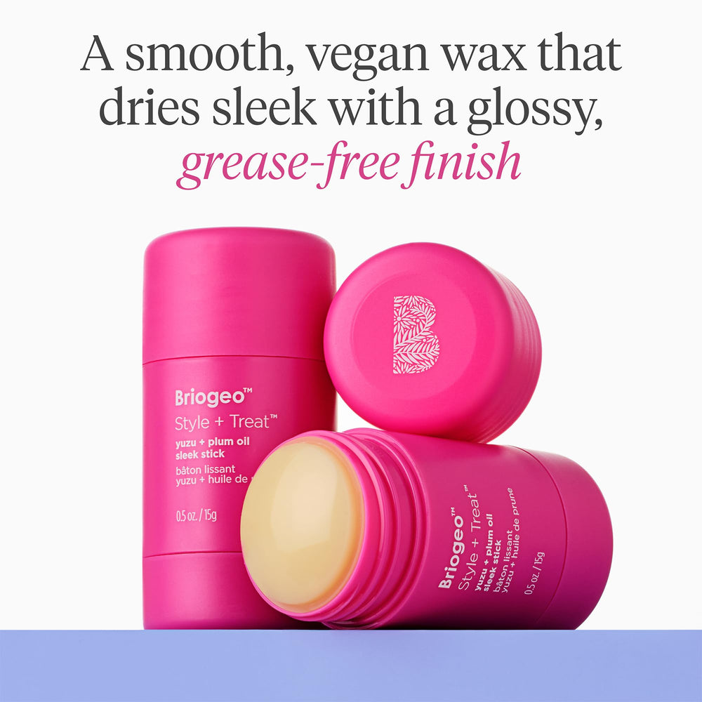 Briogeo Style + Treat Sleek Stick showcases silicone-free formula for clean styling