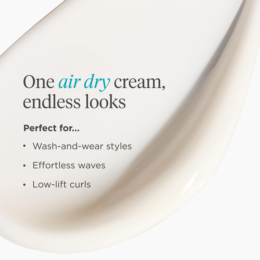Briogeo Style Treat Yuzu and Plum Oil Air Dry Cream smoothing hair close-up texture