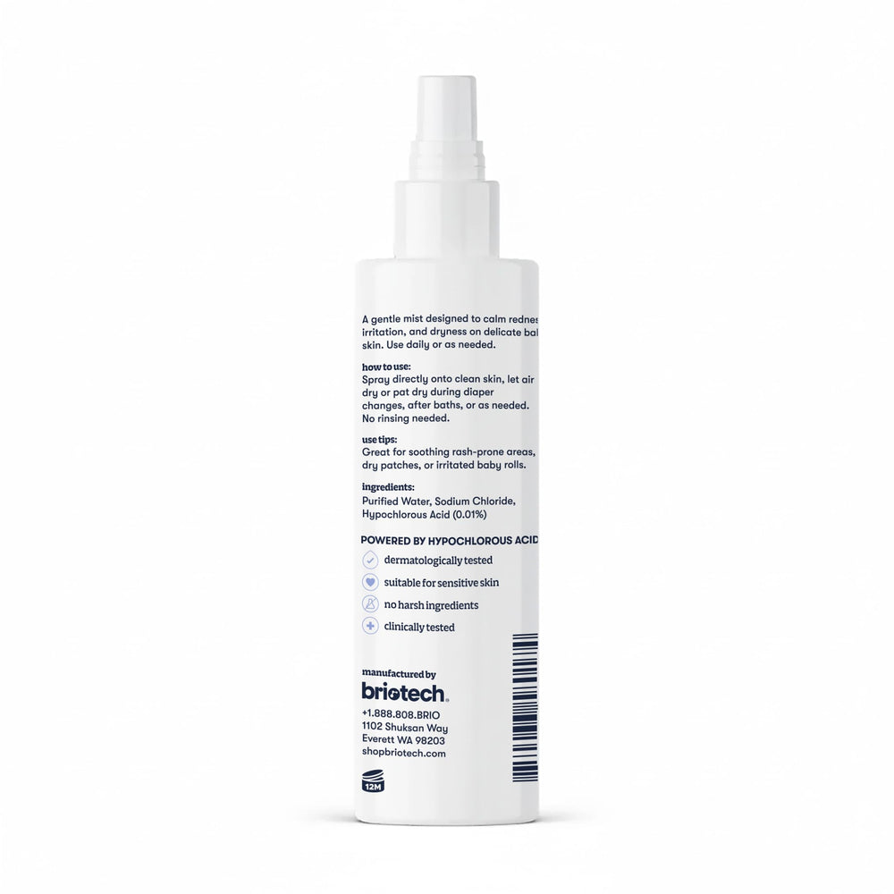 BRIOTECH fragrance-free formula suitable for sensitive skin.