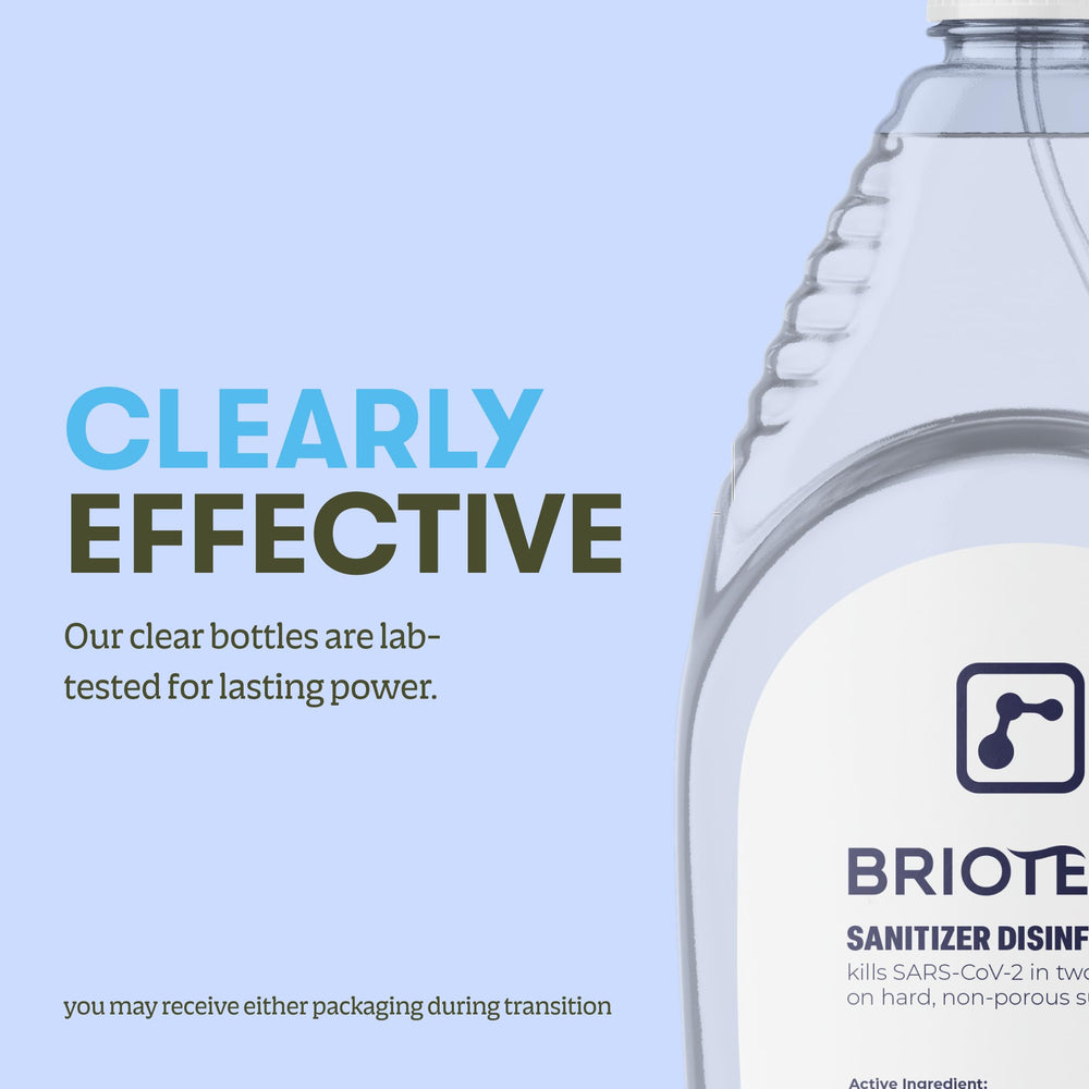 BRIOTECH safety cap close-up indicating user-friendly design