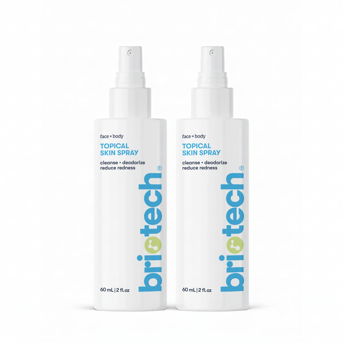 BRIOTECH topical skin spray calms redness for sensitive skin