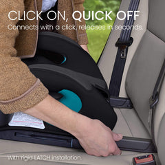 Britax UpNGo Click spacesaver-design frees room for siblings in tight cars.