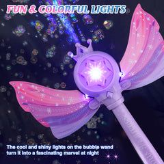 Britik Bubble Wands with music for an engaging bubble show.