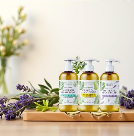 Brittanie's Thyme Castile lather demonstrates creamy texture for gentle cleansing