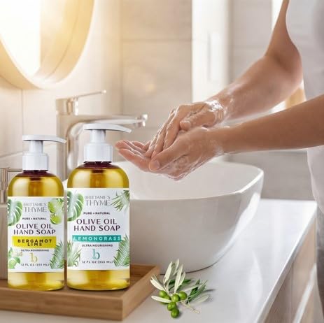Brittanie's Thyme Castile Set front view emphasizes three-scent versatility