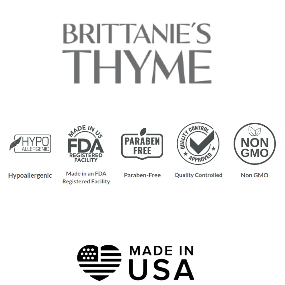 Brittanie's Thyme packaging is recyclable, aligning with eco-conscious home care