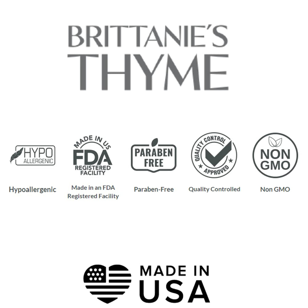 Brittanie's Thyme packaging is recyclable, aligning with eco-conscious home care