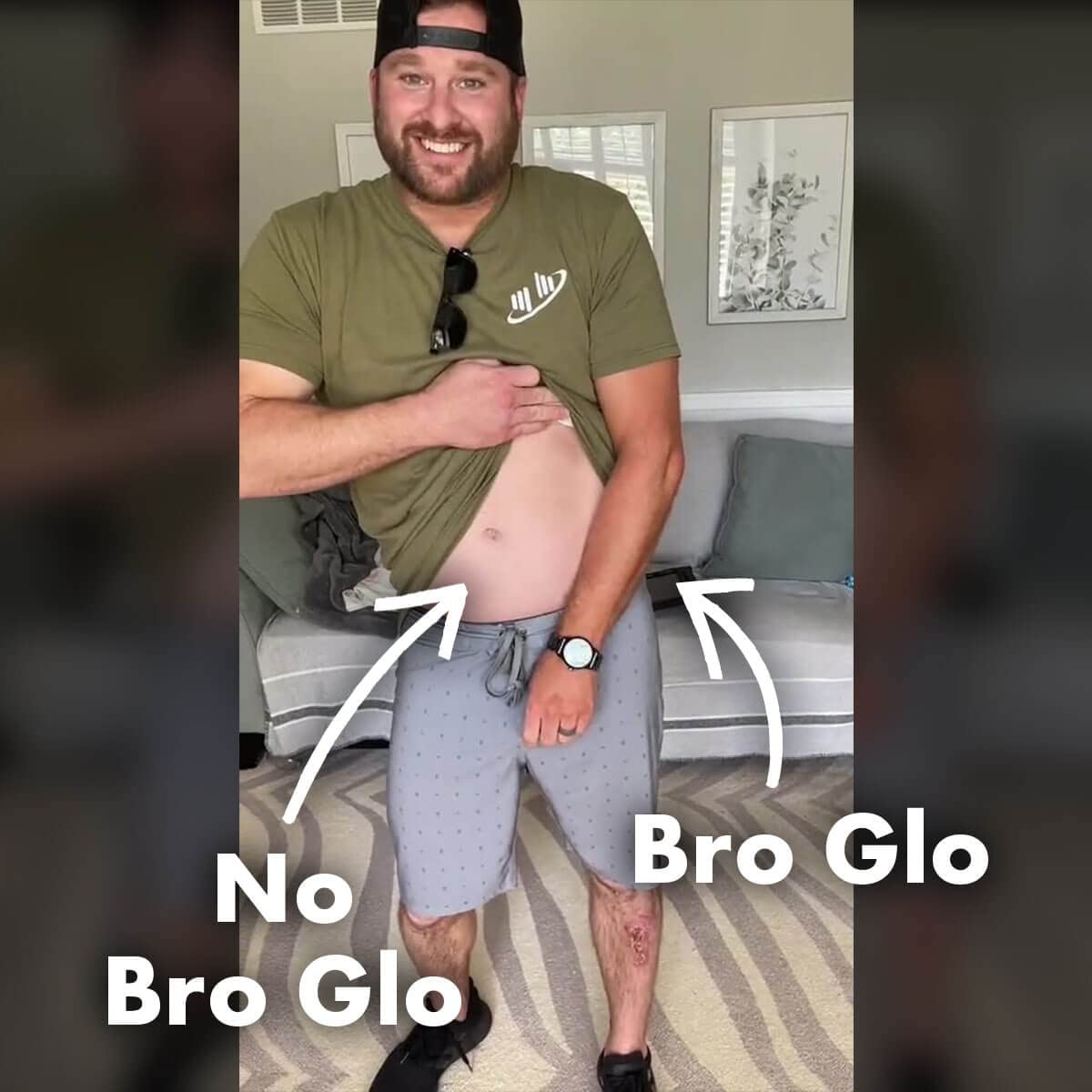 Bro Glo gift set packaging, ready-to-gift and store.
