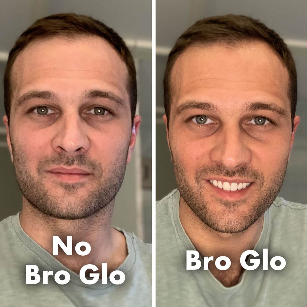 Bro Glo natural bronze shade gives a sun-kissed look.