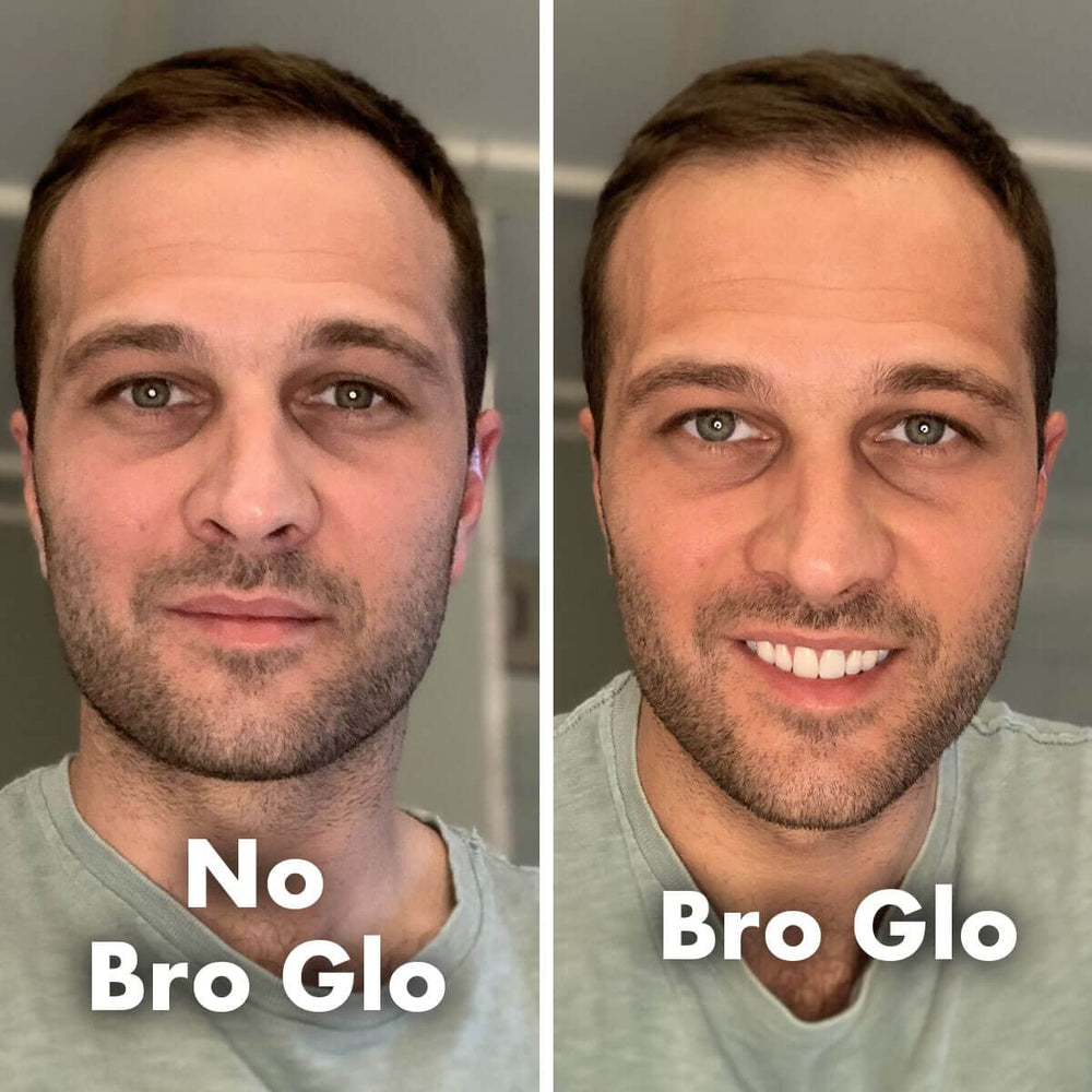 Bro Glo natural bronze shade gives a sun-kissed look.