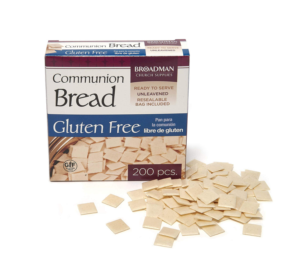 Broadman gluten-free communion bread 200-count packshot for congregational use.