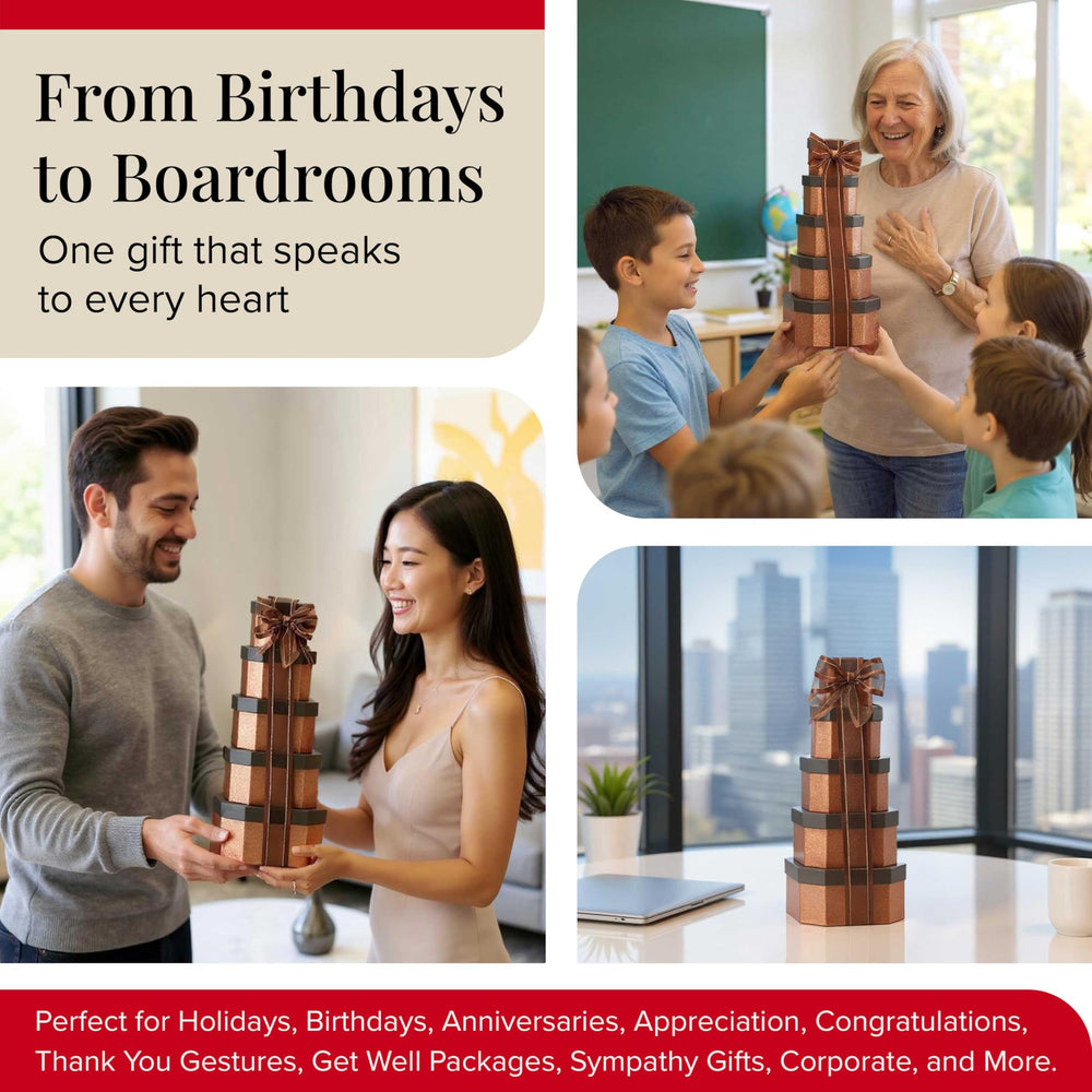 Broadway Basketeers variety treats are perfect for sharing at parties or the office.
