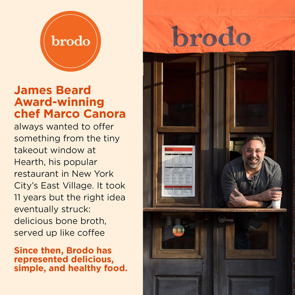 Brodo variety-pack with recipe card included, inspiring quick meals
