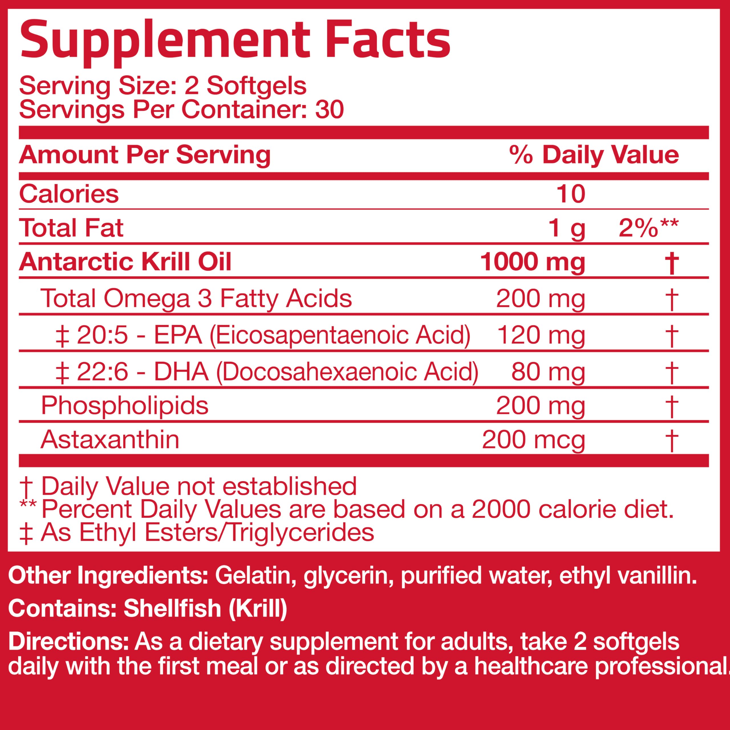 Bronson Antarctic Krill Oil 60 softgels bottle on shelf.