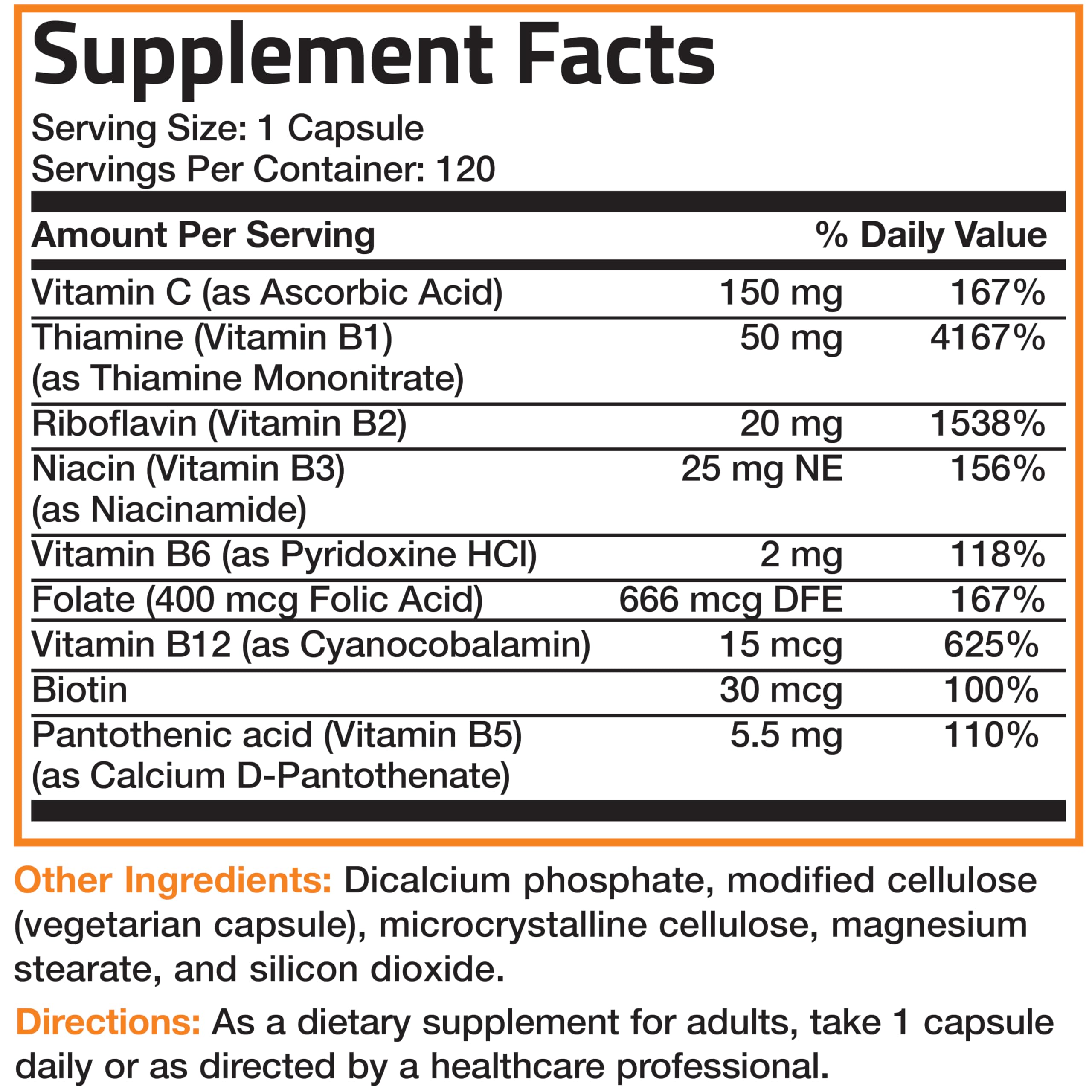 Bronson Vitamin B Complex packaging underscores trusted daily support since 1960.