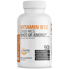 Bronson B12 cherry packaging suggests convenient, travel-friendly energy on the go.