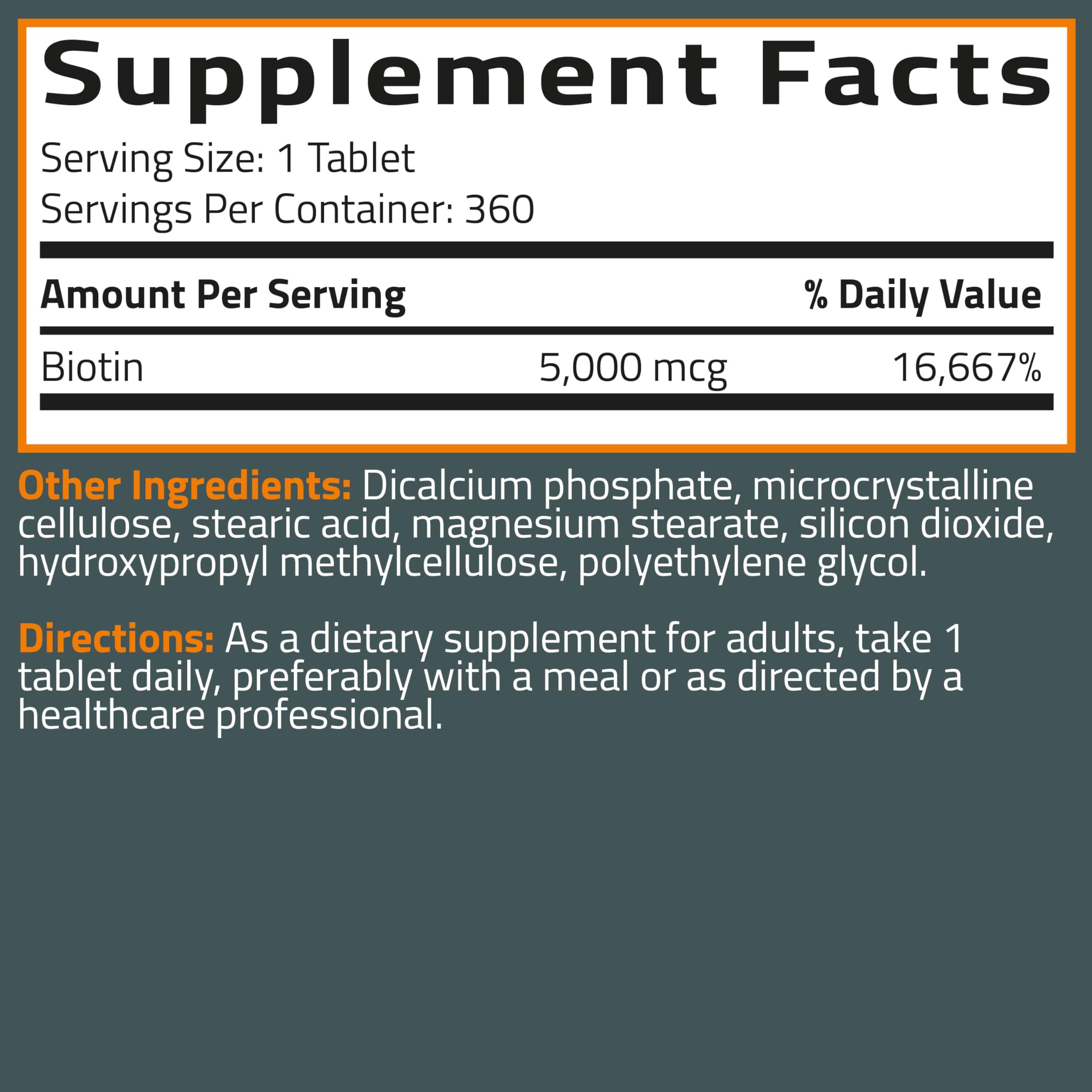 Bronson Biotin bottle on shelf in clean modern kitchen